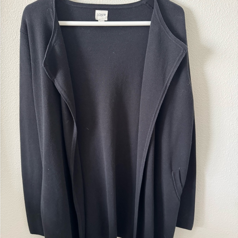 J. Crew Classic Black Knit Sweater